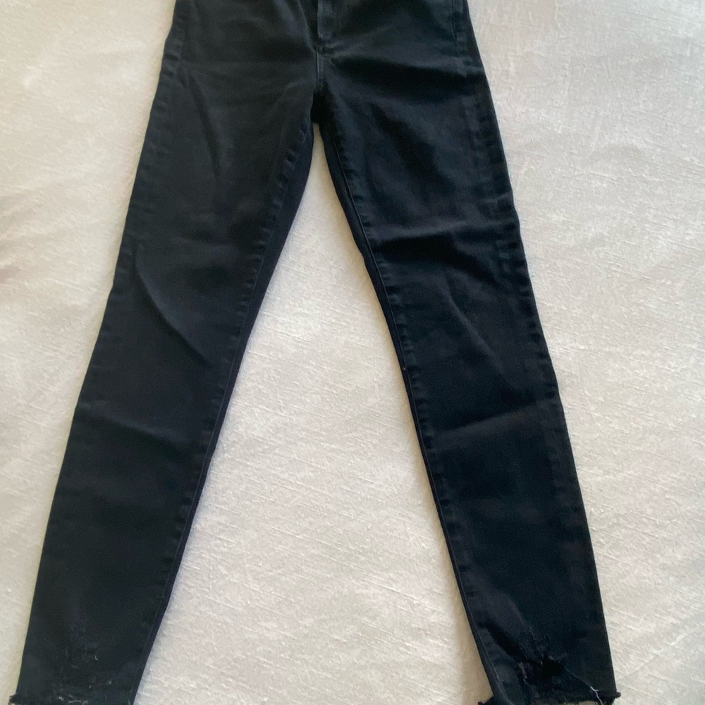 Agolde Black Skinny Jeans Sleek Stretchy Design